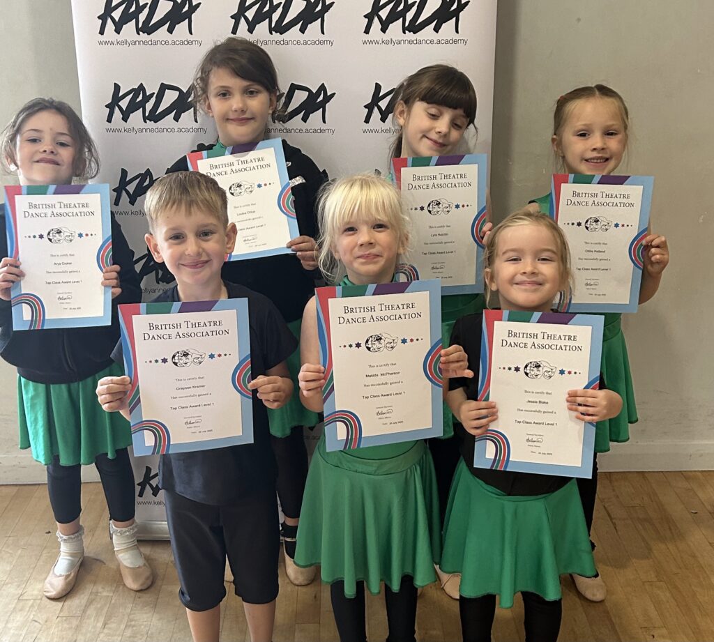 KADA pupils with their BTDA exam certificates