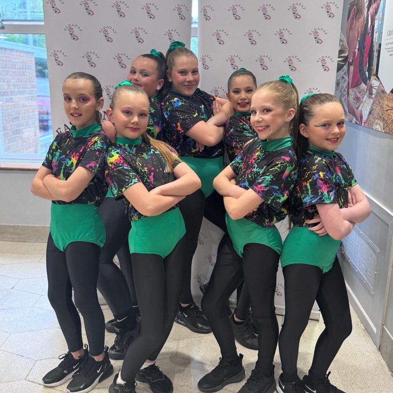 KADA's competition team in their show costumes