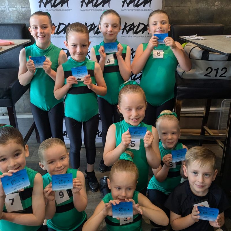 Young KADA dancers with their festival medals